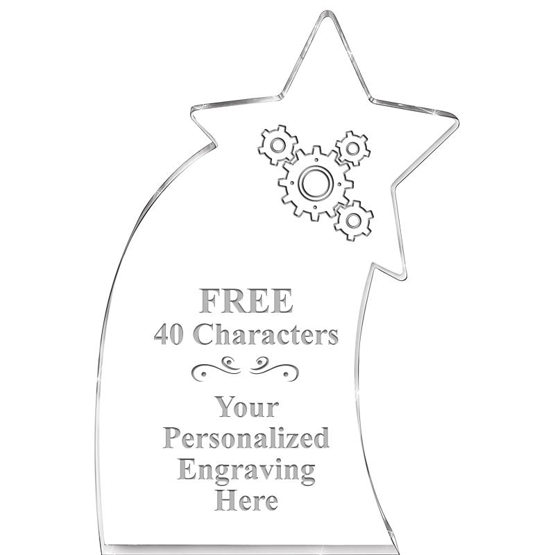 8" SHOOTING STAR ACRYLIC