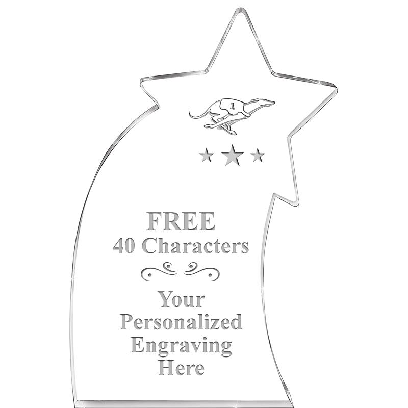 8" SHOOTING STAR ACRYLIC