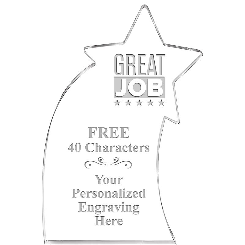 8" SHOOTING STAR ACRYLIC