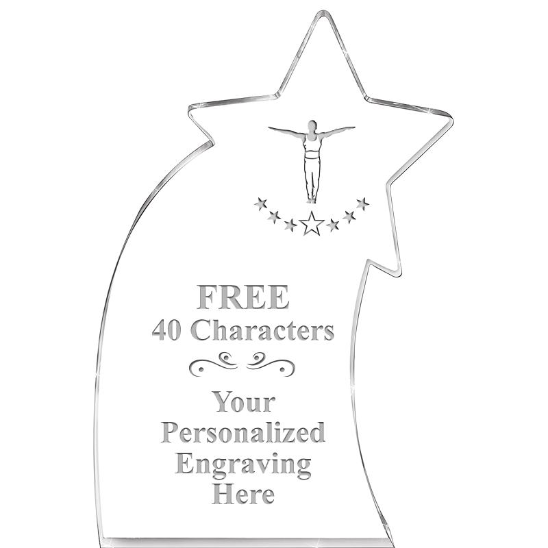 8" SHOOTING STAR ACRYLIC