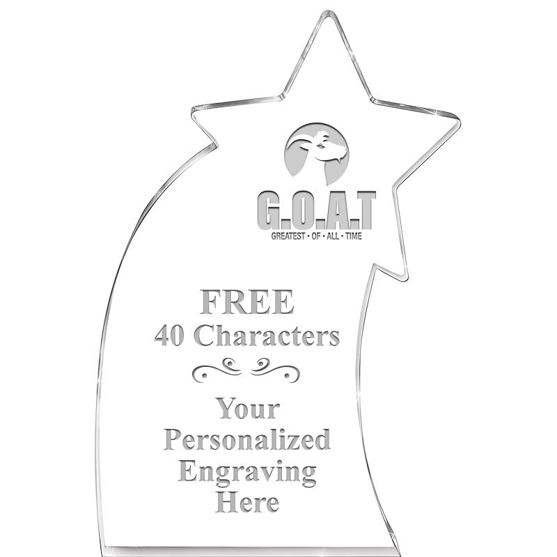 8" SHOOTING STAR ACRYLIC