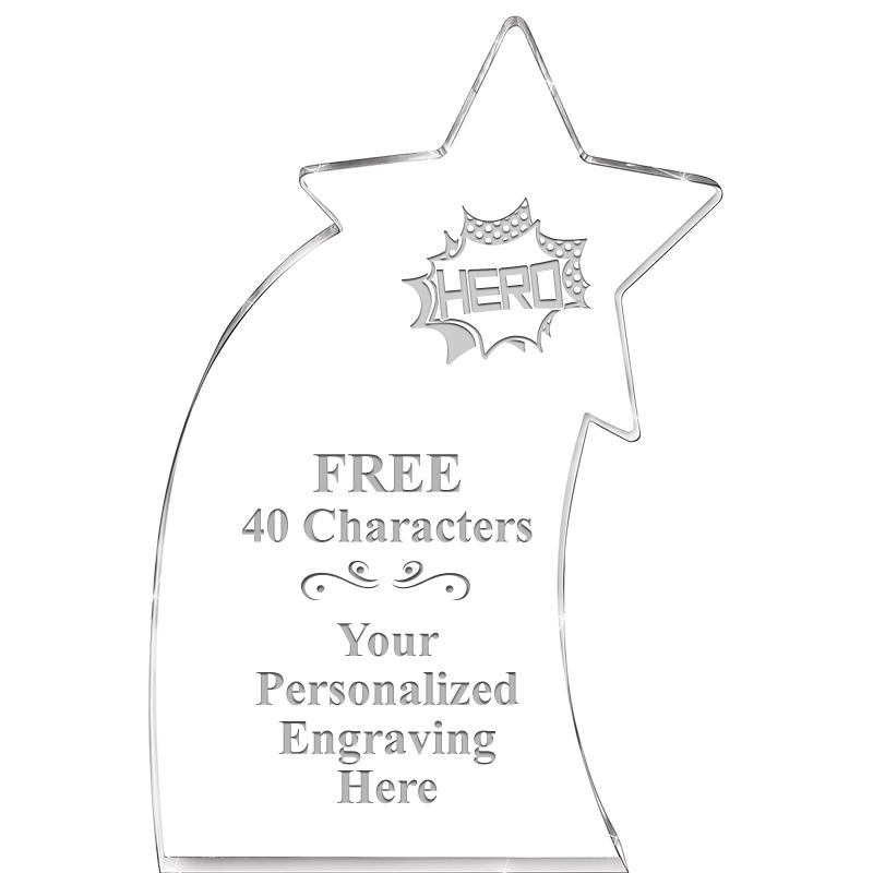 8" SHOOTING STAR ACRYLIC