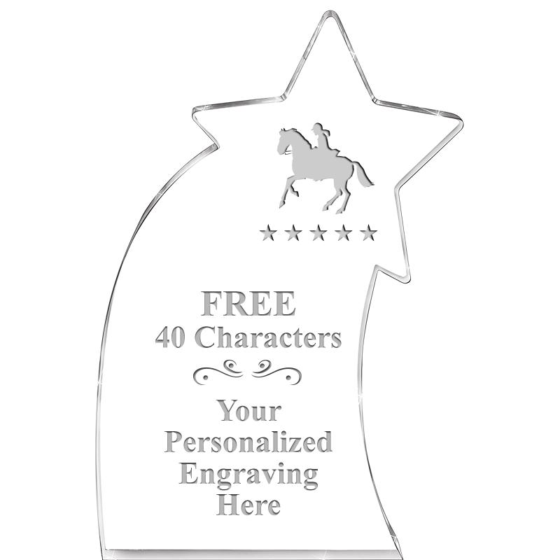 8" SHOOTING STAR ACRYLIC