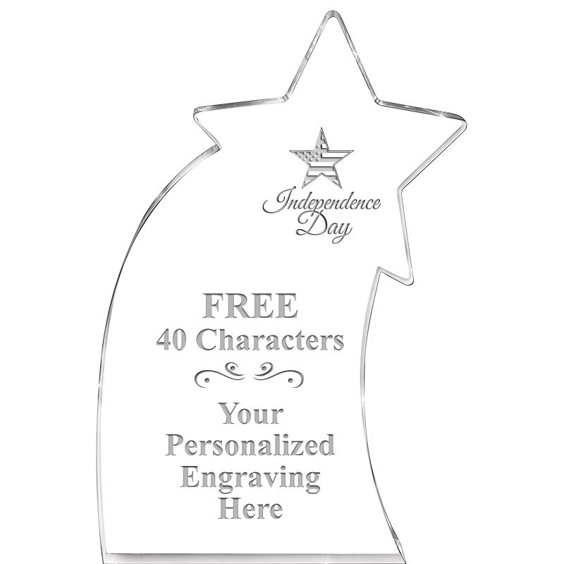 8" SHOOTING STAR ACRYLIC