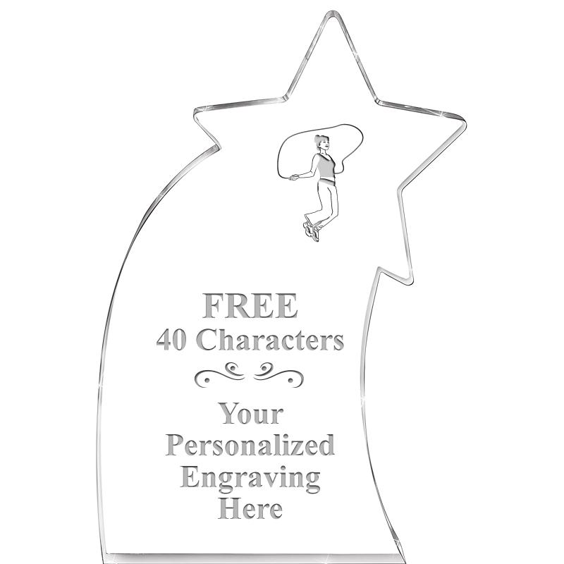 8" SHOOTING STAR ACRYLIC