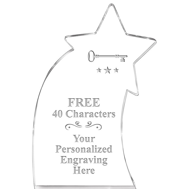 8" SHOOTING STAR ACRYLIC