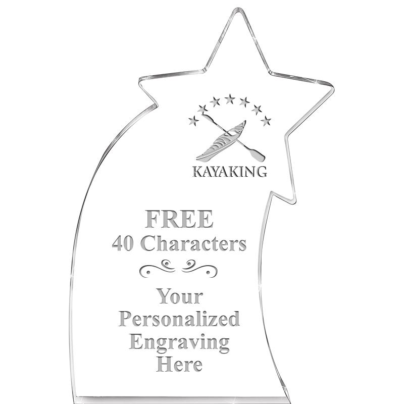 8" SHOOTING STAR ACRYLIC