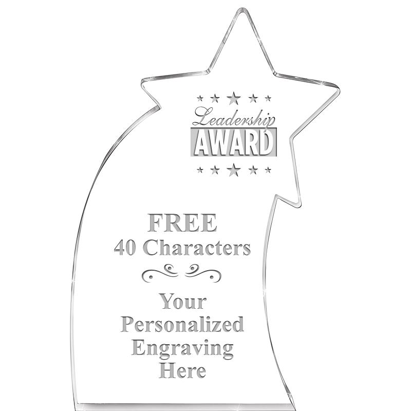 8" SHOOTING STAR ACRYLIC