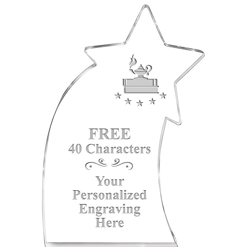 8" SHOOTING STAR ACRYLIC