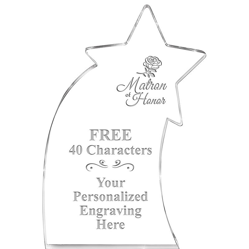 8" SHOOTING STAR ACRYLIC