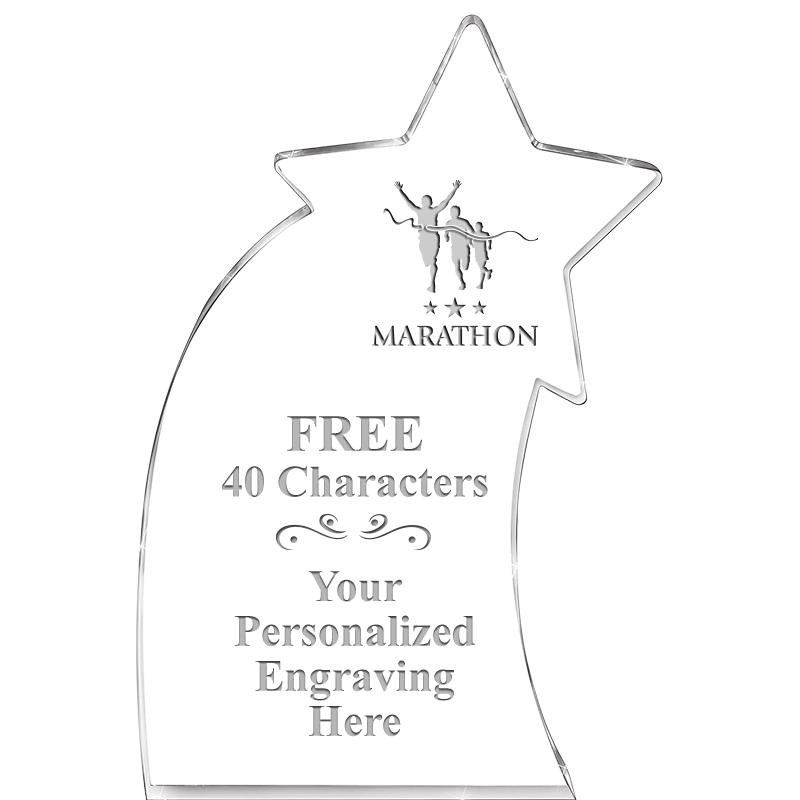 8" SHOOTING STAR ACRYLIC