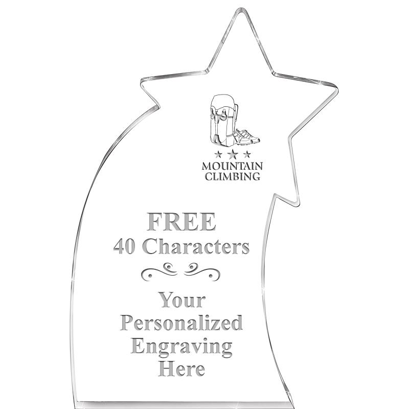 8" SHOOTING STAR ACRYLIC