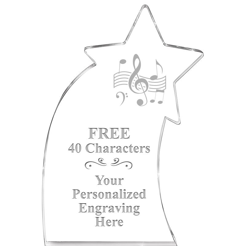 8" SHOOTING STAR ACRYLIC