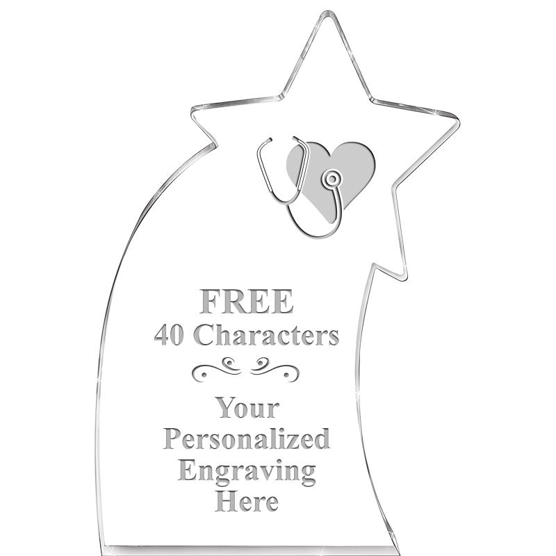 8" SHOOTING STAR ACRYLIC