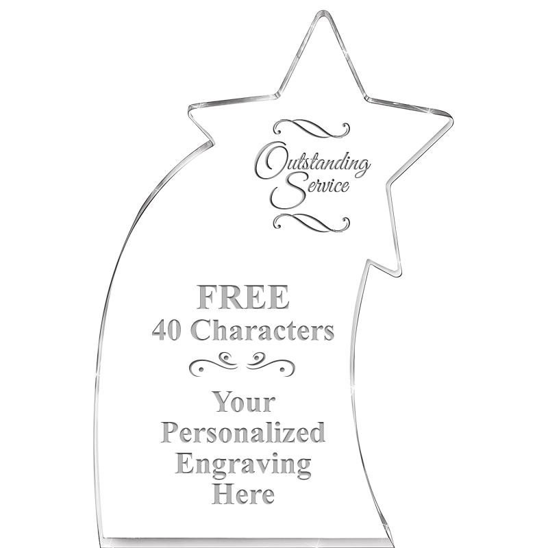 8" SHOOTING STAR ACRYLIC