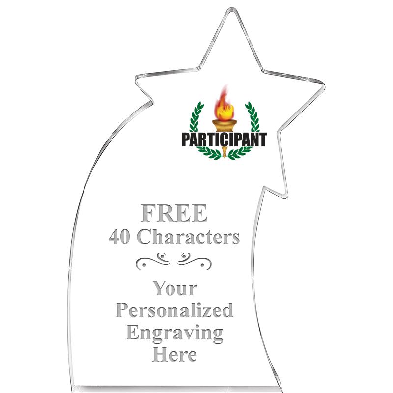 8" SHOOTING STAR ACRYLIC