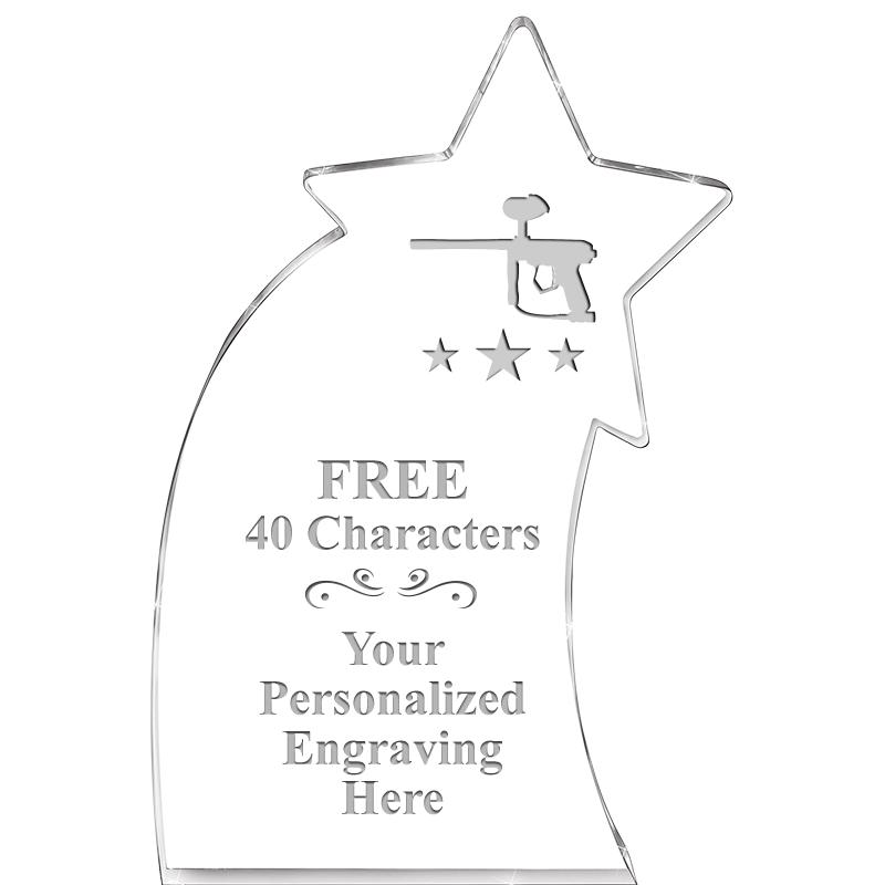 8" SHOOTING STAR ACRYLIC