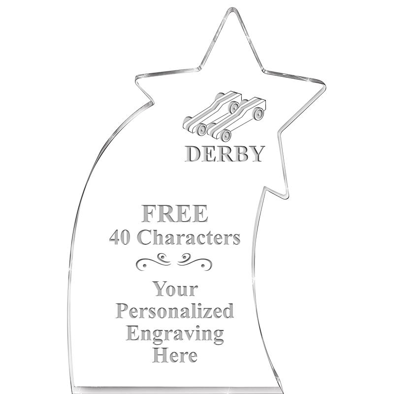 8" SHOOTING STAR ACRYLIC