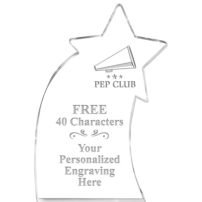 8" SHOOTING STAR ACRYLIC