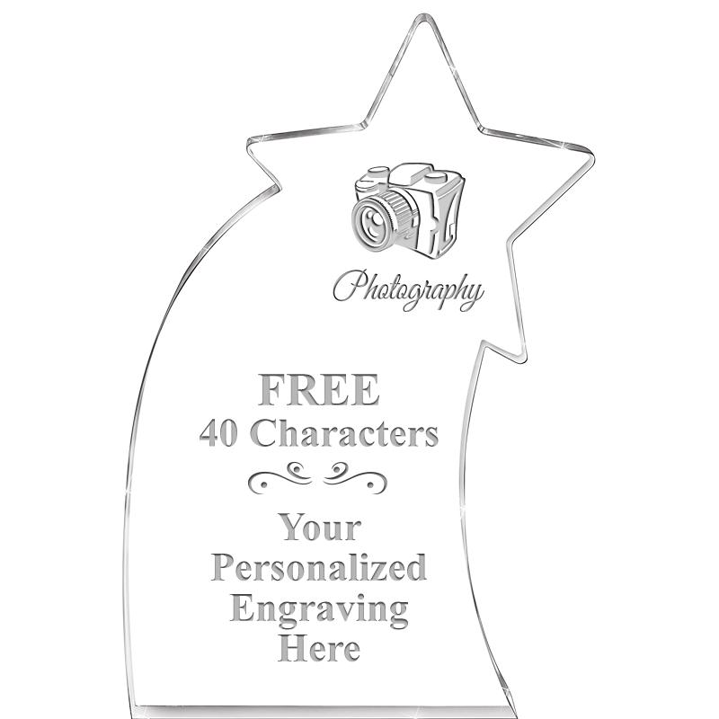 8" SHOOTING STAR ACRYLIC