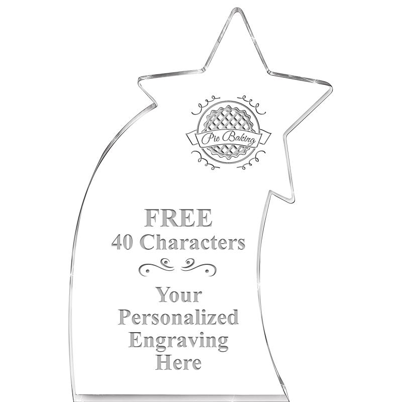 8" SHOOTING STAR ACRYLIC