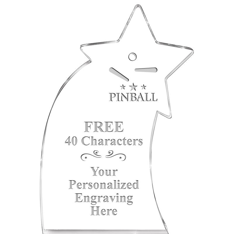 8" SHOOTING STAR ACRYLIC