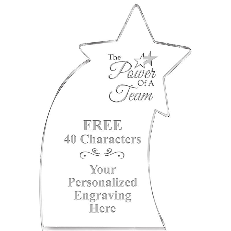 8" SHOOTING STAR ACRYLIC