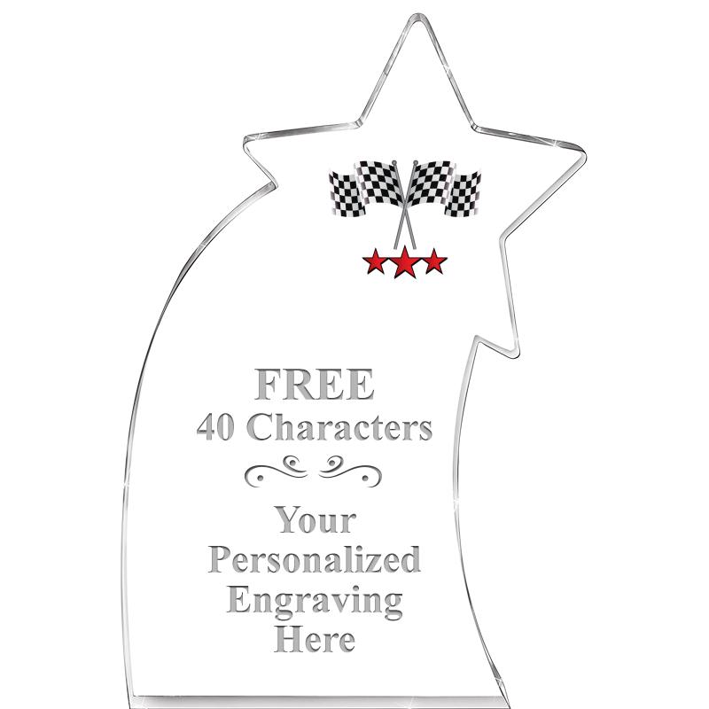 8" SHOOTING STAR ACRYLIC