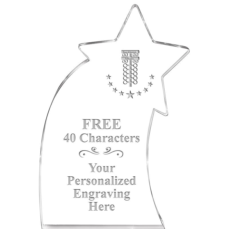 8" SHOOTING STAR ACRYLIC