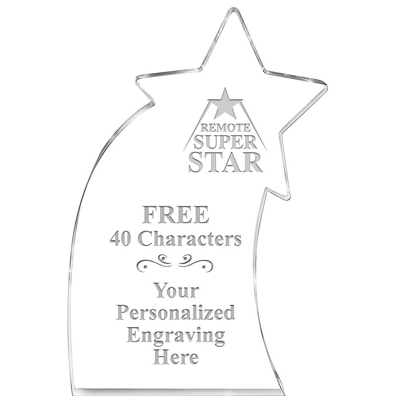 8" SHOOTING STAR ACRYLIC