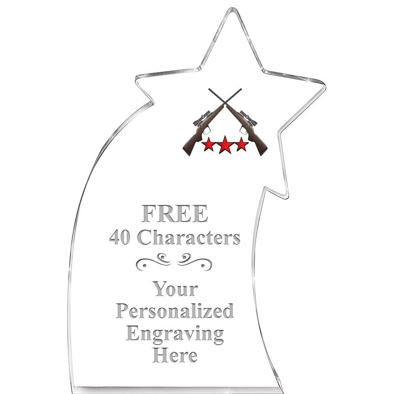 8" SHOOTING STAR ACRYLIC