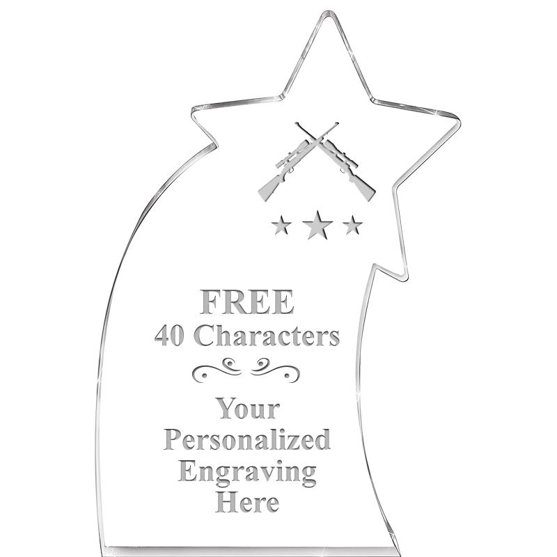 8" SHOOTING STAR ACRYLIC