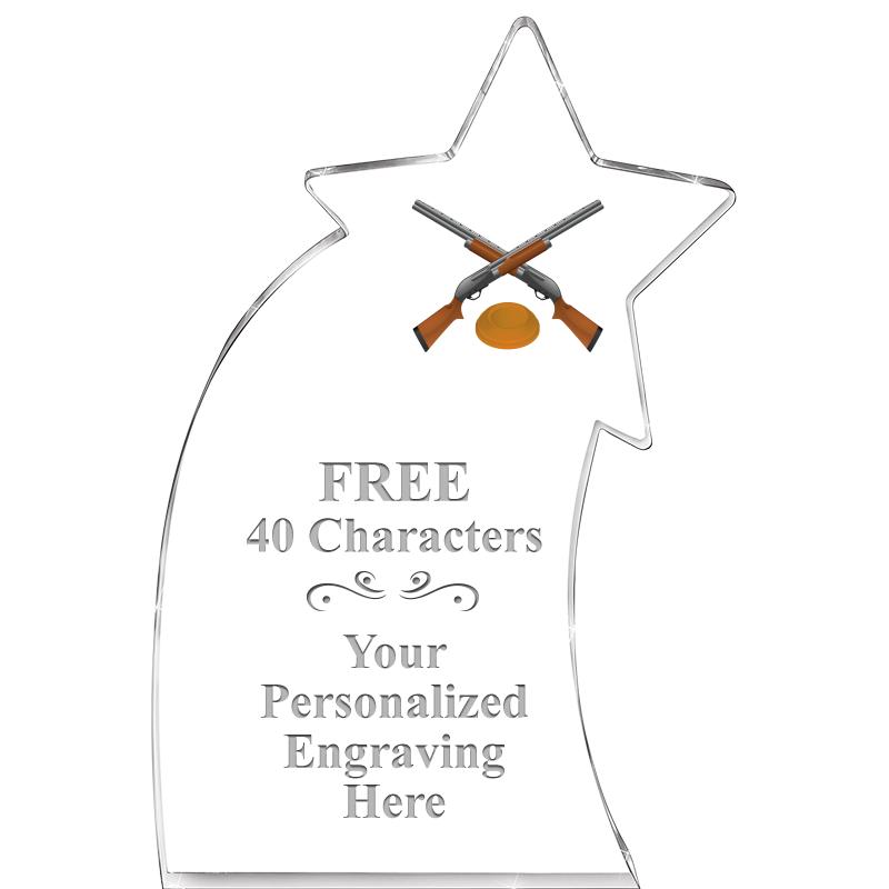 8" SHOOTING STAR ACRYLIC