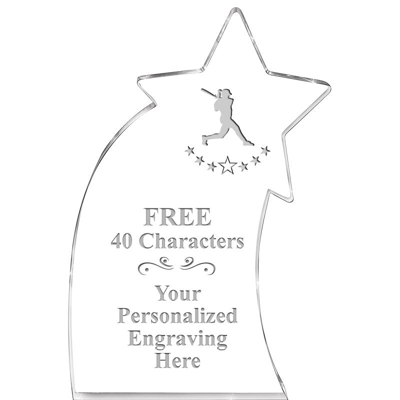 8" SHOOTING STAR ACRYLIC