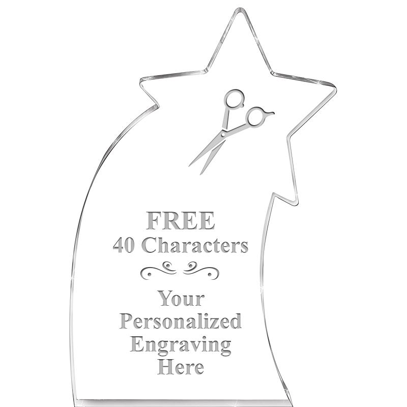 8" SHOOTING STAR ACRYLIC