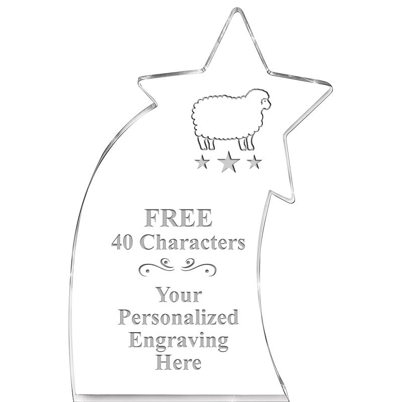 8" SHOOTING STAR ACRYLIC