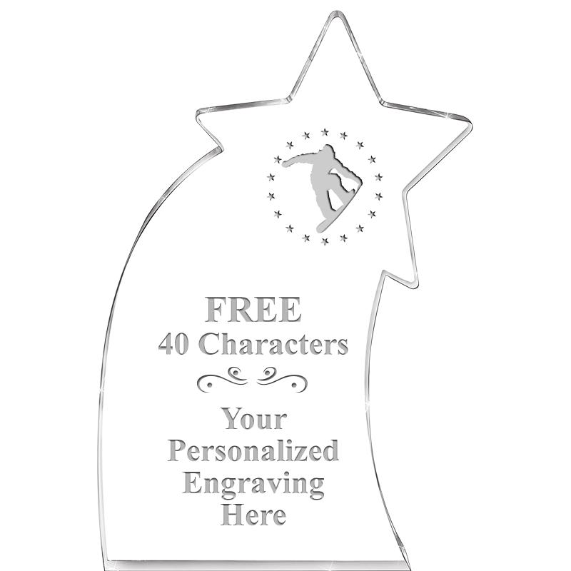 8" SHOOTING STAR ACRYLIC