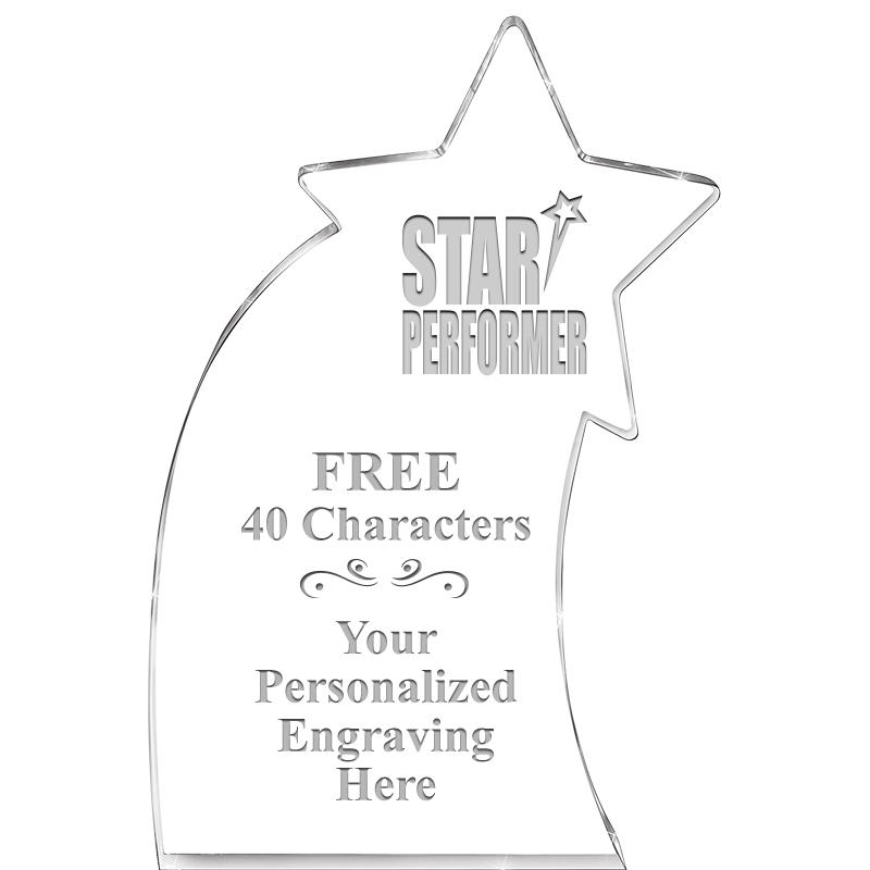 8" SHOOTING STAR ACRYLIC