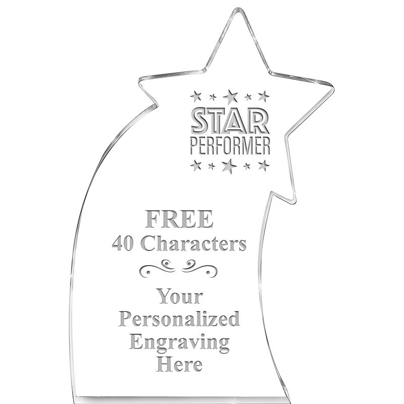 8" SHOOTING STAR ACRYLIC