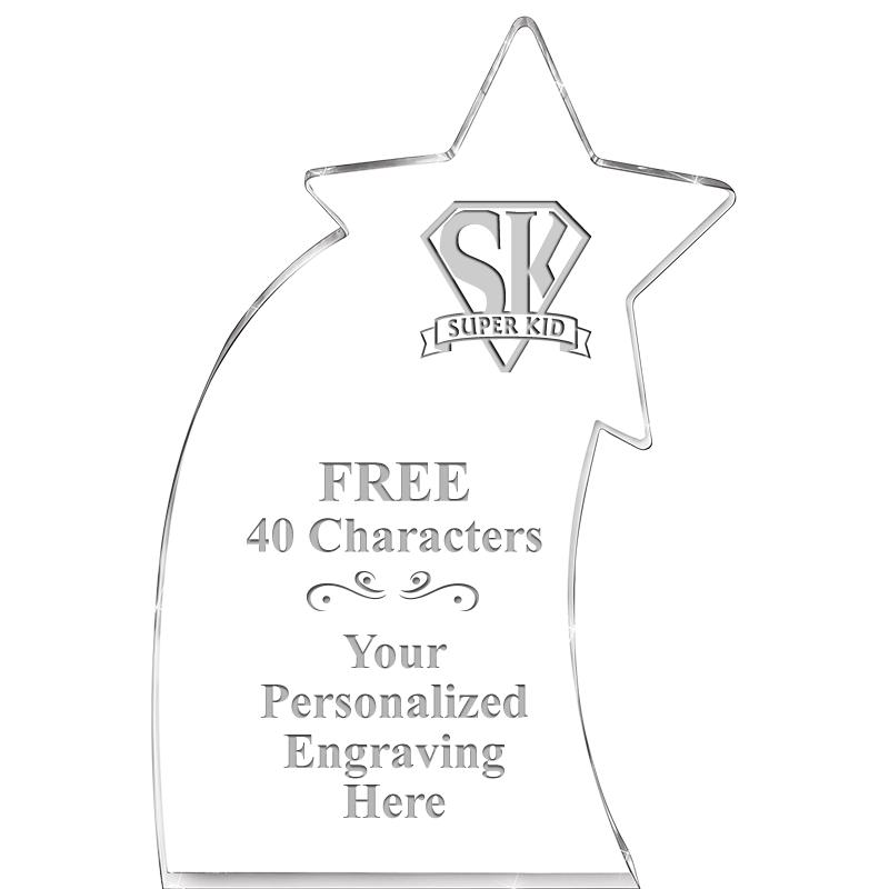 8" SHOOTING STAR ACRYLIC