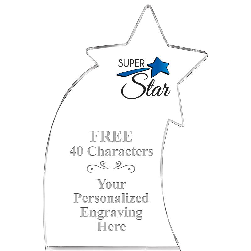 8" SHOOTING STAR ACRYLIC