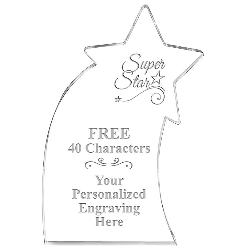 8" SHOOTING STAR ACRYLIC