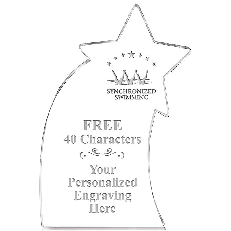 8" SHOOTING STAR ACRYLIC