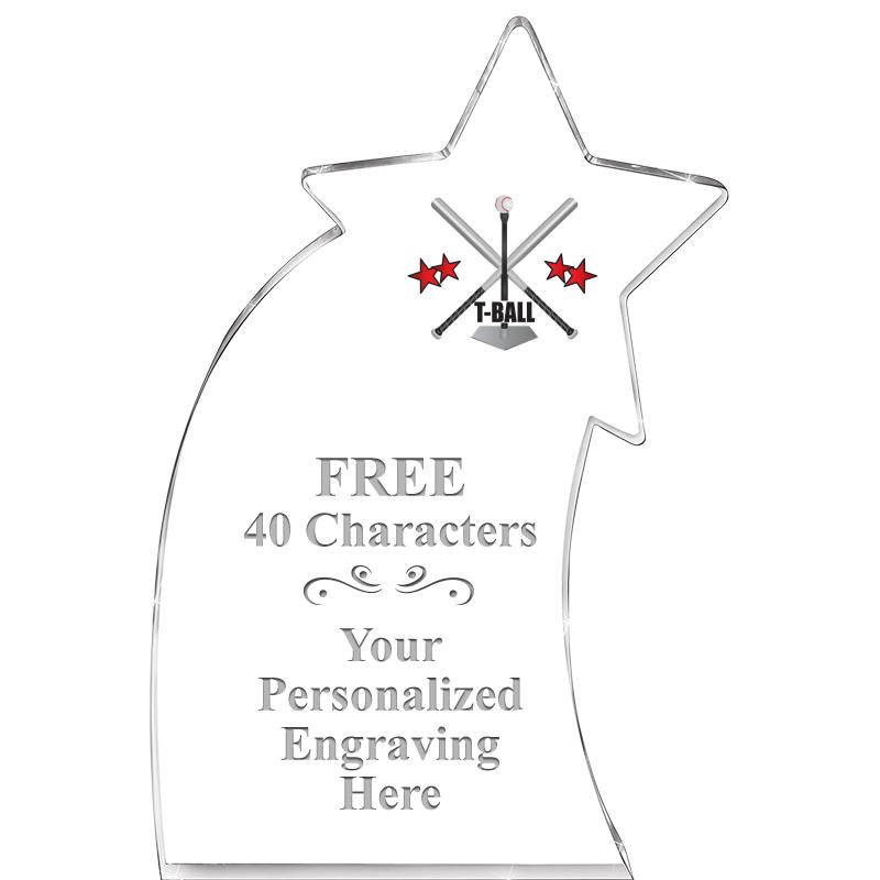 8" SHOOTING STAR ACRYLIC