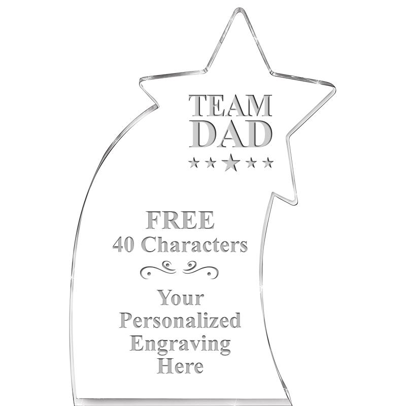 8" SHOOTING STAR ACRYLIC