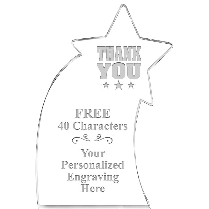 8" SHOOTING STAR ACRYLIC