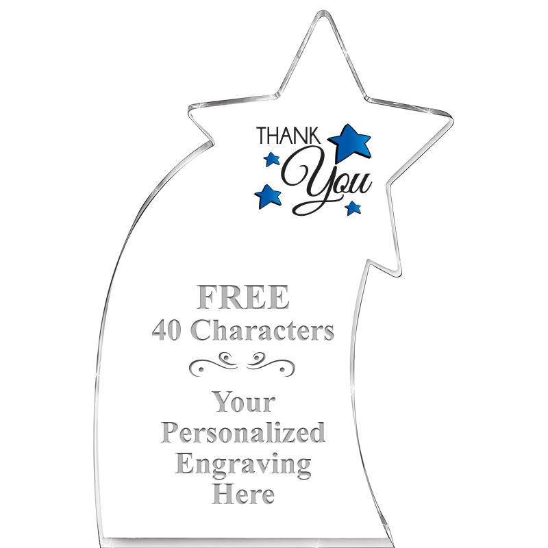 8" SHOOTING STAR ACRYLIC