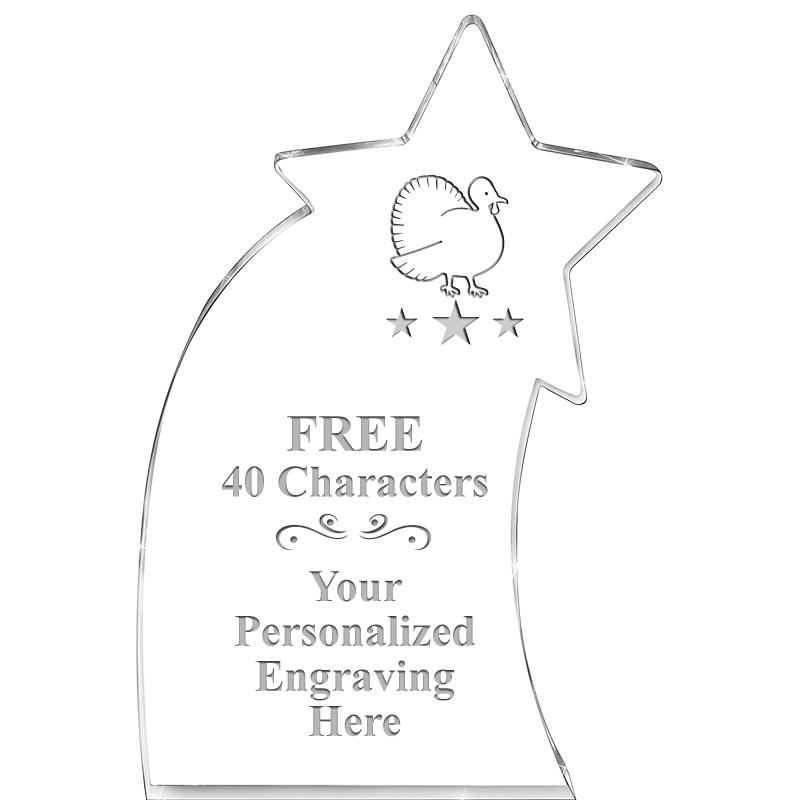 8" SHOOTING STAR ACRYLIC