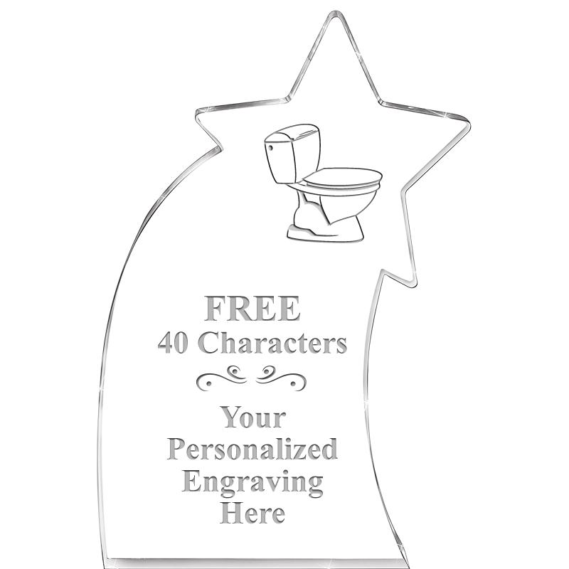 8" SHOOTING STAR ACRYLIC