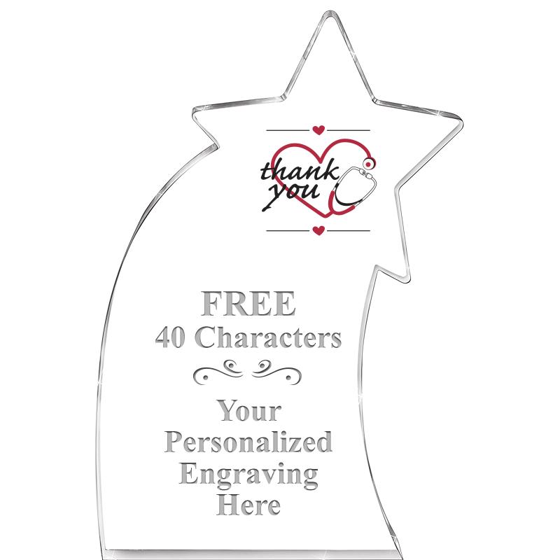 8" SHOOTING STAR ACRYLIC